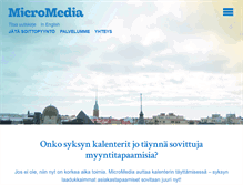 Tablet Screenshot of micromedia.fi
