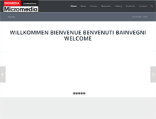 Tablet Screenshot of micromedia.ch